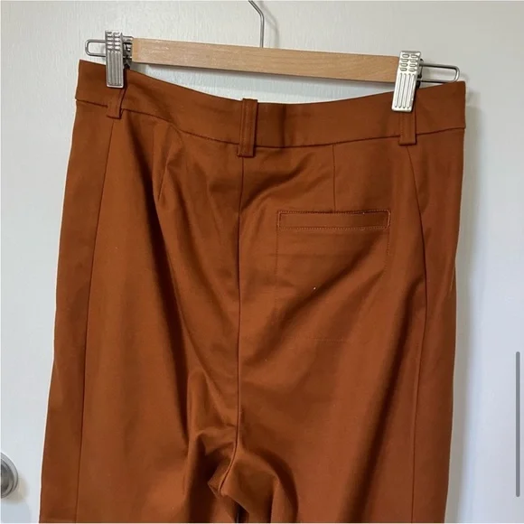NWT Banana Republic x Harbison High Waist Pleated Safari Suit Pant Brown size 2 - Picture 9 of 16